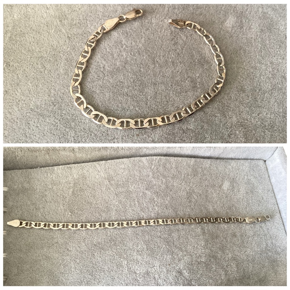 🚨 Sterling Silver Link Bracelet 7”